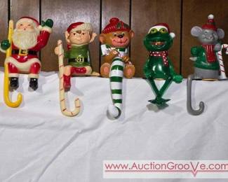 Vintage Christmas Stocking Hangers
