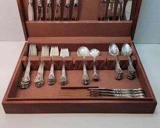 Gorham Chantilly Sterling Silver 60 piece Flatware Set