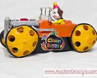 Vintage toy Clown Buggy by BOTOY