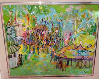 Beautiful acrylic on paper