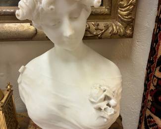 19 century marble bust