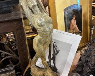 Paige Bradley signed in numbered nude bronze