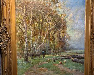 William Hendrick Eickelberg 1845 to 1920 oil on canvas