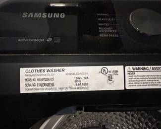 Details on. Washer