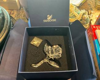 SWAROVSKI CRYSTAL ROSE
