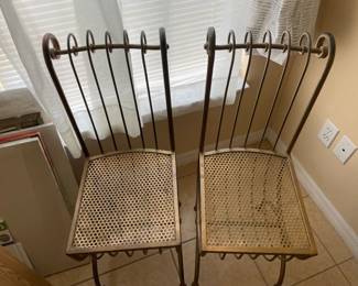 Italian Hollywood Regency Salvadori style chairs