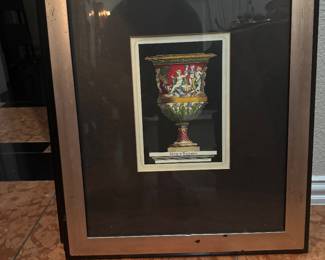 A set of 3 framed pieces or wall art
