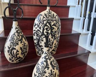 Beautiful set of Neiman Marcus urns. 