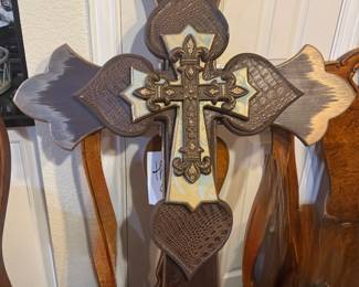 Large commissioned cross. 
