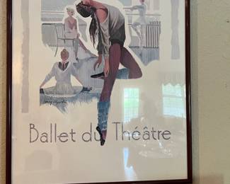 Ballet du Theatre framed print