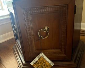 Vintage Hammer side table cabinet