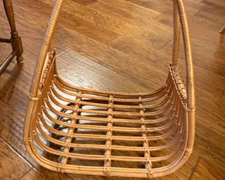 Mid-century Bamboo Magazine Rack