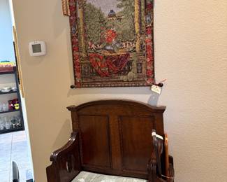 wonderful Oak Hall Tree Bench with storage