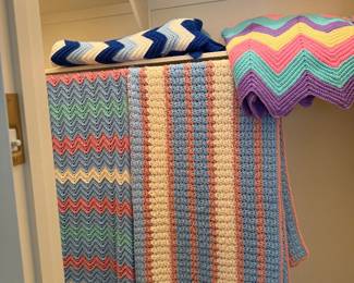 handmade vintage crochet afghans