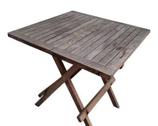 Wood Patio Table