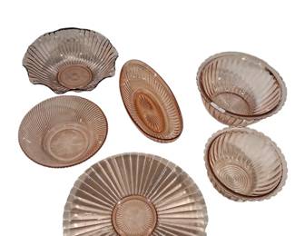 Pink Depression Glass