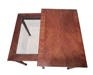 Kindel Georgian Mahogany Extendable Side Table