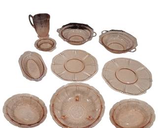 Pink Depression Glass