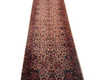 Vintage Karastan Kirman Floral Runner