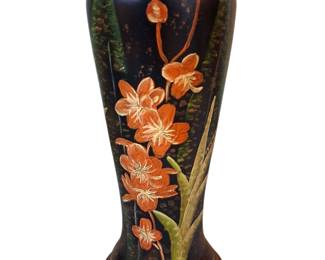 Vintage Japanese Painted Table Lamp