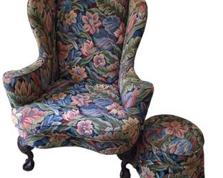 Vintage Daytons Needlepoint Style Armchair