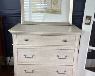 Small white chest
