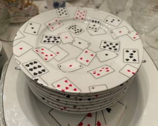 8 piece midcentury bridge china set