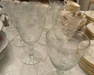 8 piece crystal glasses