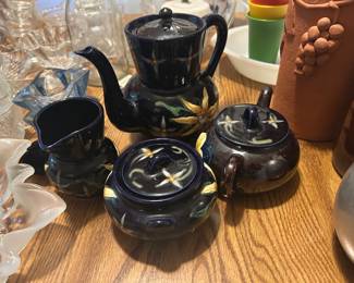 Hand painted tea set