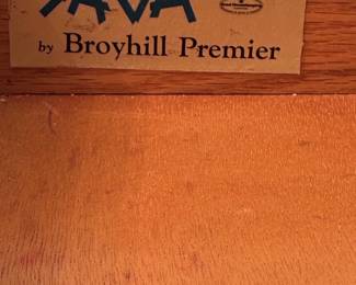 Broyhill Premier Saga China Cabinet, Dropleaf Table, and 6 Chairs