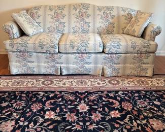 Sofa with matching armchair