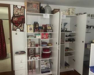 Riverview shelfs with doors
