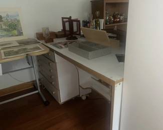 riverview sewing table with storage.