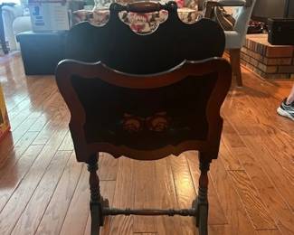 antique magazine rack