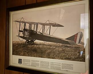 Curtiss JN-4 "Jenny" Biplane. A primary trainer aircraft used during WWI