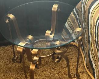 Hollywood Regency Side Table