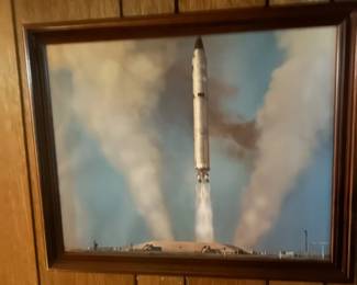Titan II missile lifting off from Underground Silo
