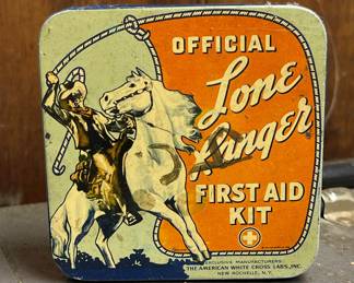 Lone Ranger First Aid Kit Tin