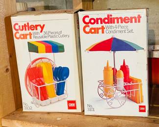 Cutleru Cart & Condiment Cart