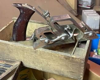 Vintage Plow Plane with Cutters