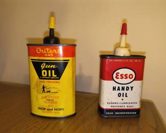 Esso handy oiler and outers oil can