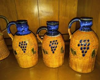 Rockhouse pottery jugs 