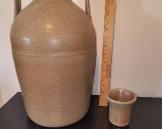 Sid Luck double handle jug w/ cup 