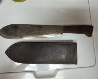 USMC Chatillon bolo knife with sheath