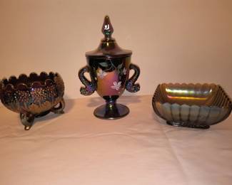 Fenton hand painted 