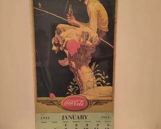 Coca cola calendar 