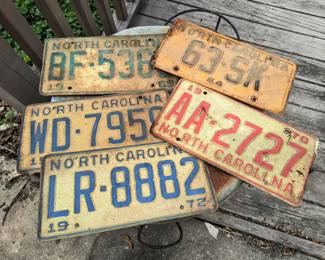 NC license plates 