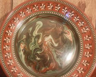New Salem pottery plate