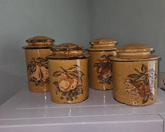 Vintage canister set