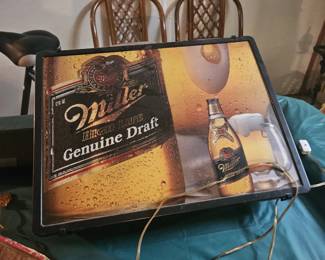 Vintage Miller Beer Lighted sign